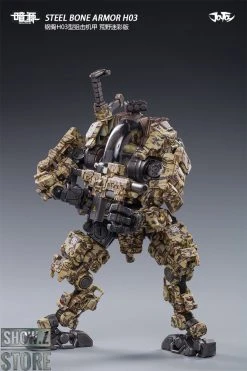 JoyToy Source 1/25 H03 Steel Bone Attack Mecha Desert Color W/ Pilot -model store cfefd37783