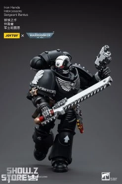 JoyToy Source 1/18 Warhammer 40K Iron Hands Intercessors Sergeant Bantus -model store d1a81ee3b6