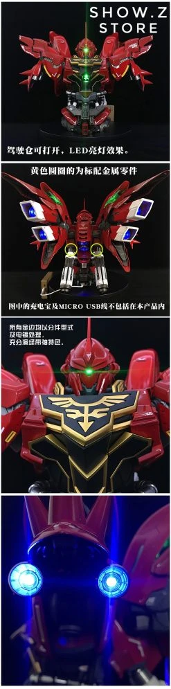 BSC Yihui YH Model 1/35 MSN-06S MNS06S SINANJU New Zeon Customized Gundam Bust Model Kit 21 BSC Yihui YH Model 1/35 MSN-06S MNS06S SINANJU New Zeon Customized Gundam Bust Model Kit -model store d1d5de8bb5