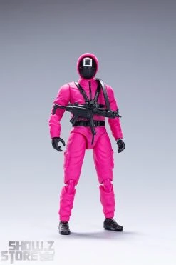 Red Suit 1/18 Red Clothes Man Circular, Triangle & Square Set Of 3 -model store d2a898d2a0