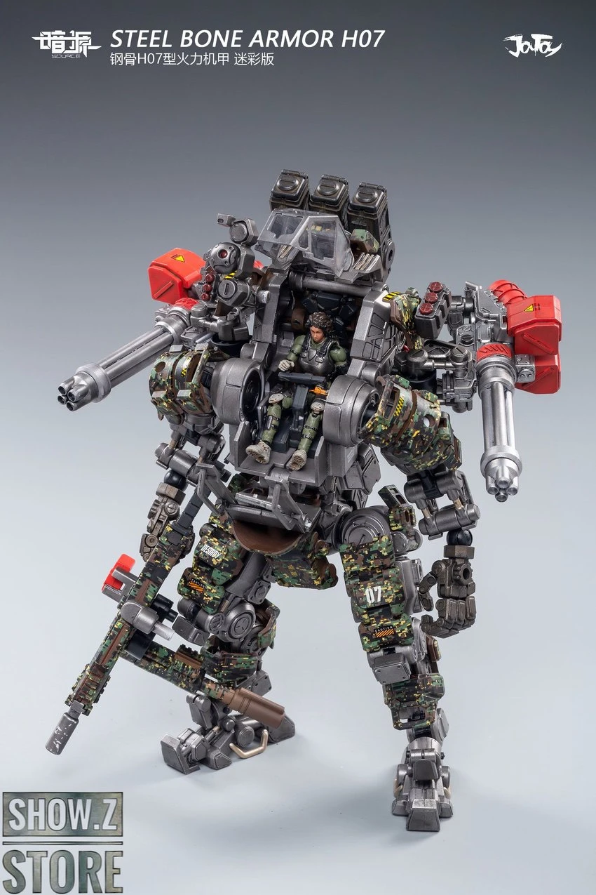 JoyToy Source 1/25 H07 Steel Bone Attack Mecha Jungle Camouflage W/ Pilot 17 JoyToy Source 1/25 H07 Steel Bone Attack Mecha Jungle Camouflage W/ Pilot - Image 15