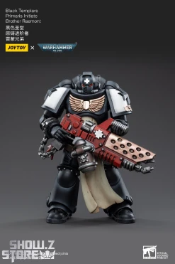 JoyToy Source 1/18 Warhammer 40K Black Templars Primaris Initiate Brother Raemont 13 JoyToy Source 1/18 Warhammer 40K Black Templars Primaris Initiate Brother Raemont -model store d3184db509