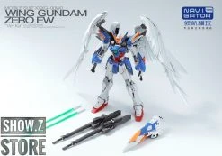 Navigator Toys Pre-Painted & Pre-Assembled Bandai XXXG-00W0 Wing Gundam Zero EW Ver.Ka -model store d325574e0b