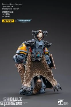 JoyToy Source 1/18 Warhammer 40K Space Wolves Bladeguard Veteran -model store d38dac3068