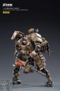 JoyToy Source 1/18 X-HH02 Hurricane Heavy Firepower Dual Mode Mecha Sand Version -model store d4e4af5117