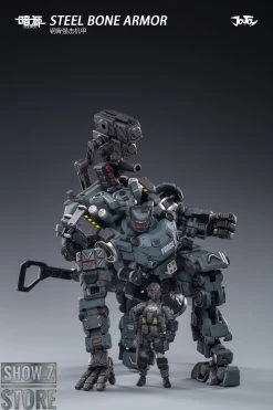 JoyToy Source 1/24 Steel Bone W/ Pilot Blue Grey Version -model store d6a21ab584