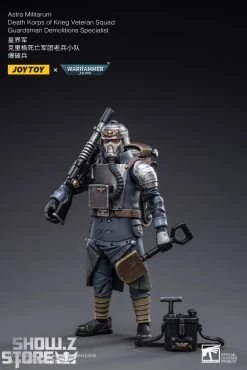 JoyToy Source 1/18 Warhammer 40K Death Korps Of Krieg Veteran Squad Guardsman Demolitions Specialist -model store d6d685ce30
