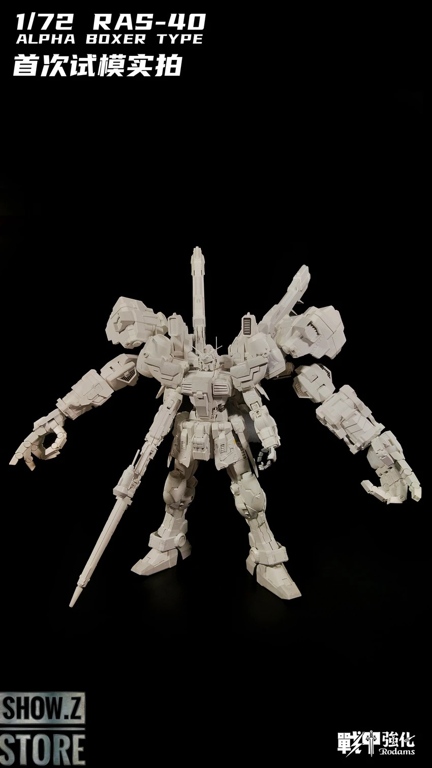 Rodams 1/72 RAS-40 Alpha Boxer RX-78 GP03S Gundam Model Kit Orange Version 9 Rodams 1/72 RAS-40 Alpha Boxer RX-78 GP03S Gundam Model Kit Orange Version - Image 8