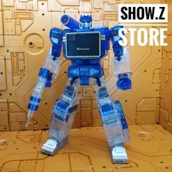 THF Toy House Factory Soundwave MP-13 Clear Version (/w Laserbeak + Buzzsaw) -model store d78f7d16ae