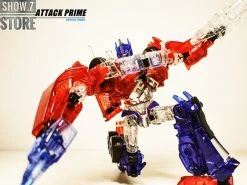 APC Toys APC-001 Attack Prime TFP Optimus Prime Clear Version W/ Black Wheels -model store da16b8d7c5
