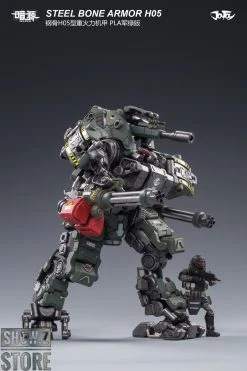 JoyToy Source 1/25 H05 Steel Bone Attack Mecha Military Green Color W/ Pilot -model store da58654f17