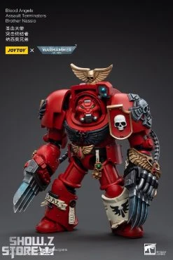 JoyToy Source 1/18 Warhammer 40K Blood Angels Assault Terminators Brother Nassio -model store da8afeb1b1