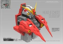 Mechanicore Hobby Studio 1/120 PROJ-0033+ 2.0 MSA-0011(Bst)303E Deep Striker Gundam Tief Sturmer Plus Camouflage Red Standard Version -model store dc5b0945e3