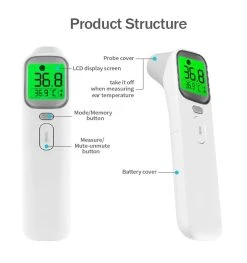 FDA Approved Multi-Purpose Non-Contact Infrared Forehead Thermometer -model store dc972196b2