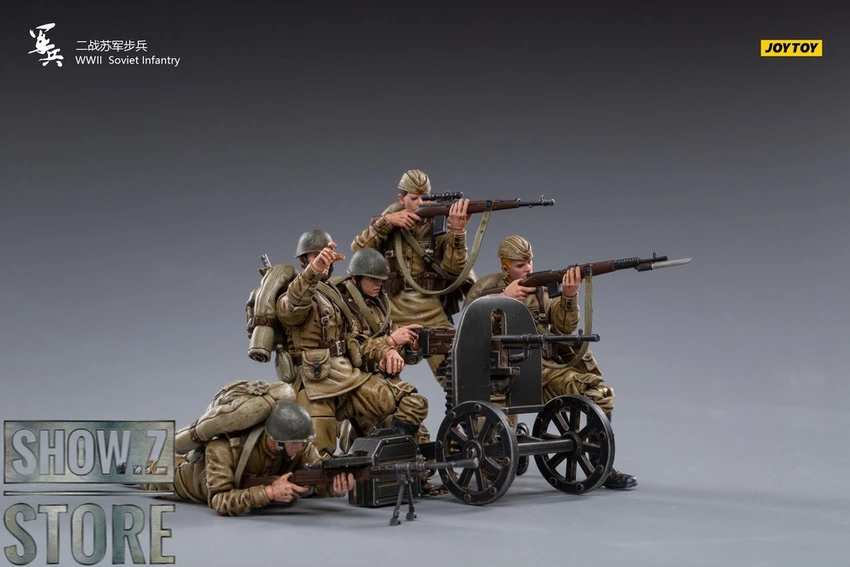 JoyToy Source 1/18 WWII Soviet Infantry Set Of 5 13 JoyToy Source 1/18 WWII Soviet Infantry Set Of 5 - Image 11