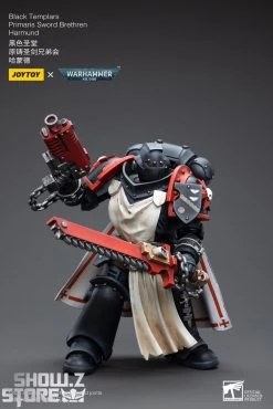 JoyToy Source 1/18 Warhammer 40K Black Templars Primaris Sword Brethren Harmund -model store df35e01eee