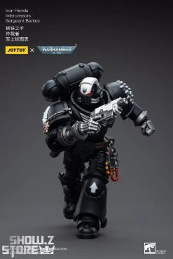 JoyToy Source 1/18 Warhammer 40K Iron Hands Intercessors Sergeant Bantus -model store e00a6b4705