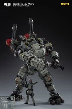 JoyToy Source 1/24 H02 Steel Bone Firepower Mecha Grey-Green Color W/ Pilot -model store e026712789