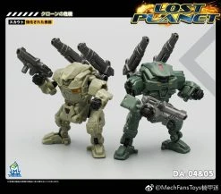 MechFansToys Lost Planet Powered-suit DA04 Desert & DA05 Green Diaclone -model store e0b8ee4956