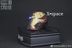 X-Space Studio 1/6 Iron Man MK50 Battle Damaged Helmet /w LED -model store e248b300ba