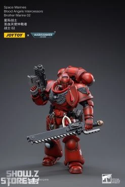 JoyToy Source 1/18 Warhammer 40K Blood Angels Intercessors Brother Marine 02 -model store e26a0c227a