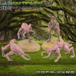 Rihio Multiabyss Alien Beast Series 1/60 Set Of 4 Figures W/ 2 Bases -model store e29e24aeda