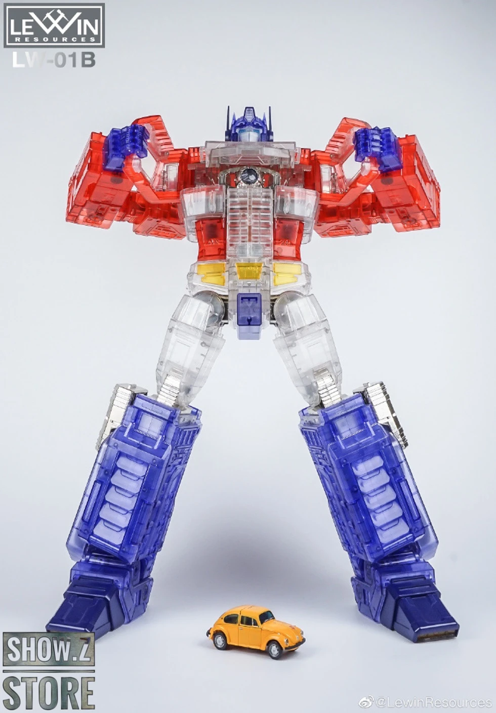 Lewin Resources LW-01B Optimus Prime Clear Limited Edition W/ LED 5 Lewin Resources LW-01B Optimus Prime Clear Limited Edition W/ LED - Image 3