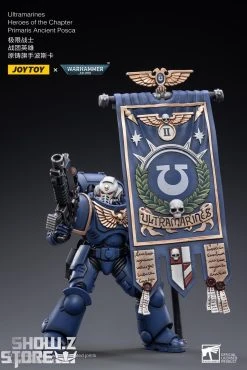 JoyToy Source 1/18 Warhammer 40K Ultramarines Heroes Of The Chapter Primaris Ancient Posca -model store e46da0aa21