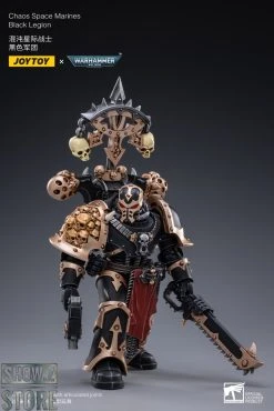 JoyToy Source 1/18 Warhammer 40K Chaos Space Marine D Black Legion Warband -model store e4a1628e29