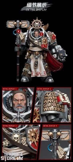 JoyToy Source 1/18 Warhammer 40K Grey Knights Grand Master Voldus -model store e780b9446d
