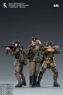 JoyToy Source 1/18 WWII German Wehrmacht Spring & Autumn Camouflage Set Of 7 -model store e85519b020