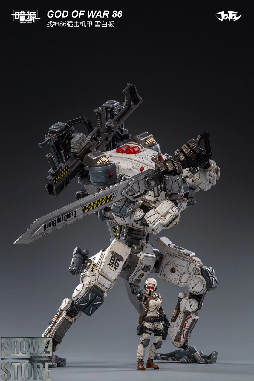 JoyToy Source 1/24 God Of War 86 Mecha W/ Pilot White Version 11 JoyToy Source 1/24 God Of War 86 Mecha W/ Pilot White Version - Image 9
