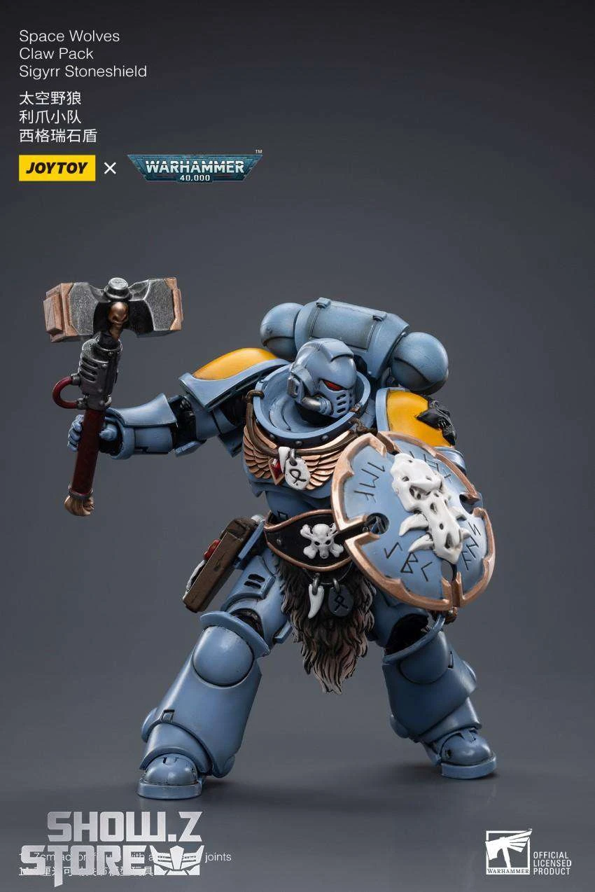 JoyToy Source 1/18 Warhammer 40K Space Wolves Claw Pack Sigyrr Stoneshield 17 JoyToy Source 1/18 Warhammer 40K Space Wolves Claw Pack Sigyrr Stoneshield - Image 15