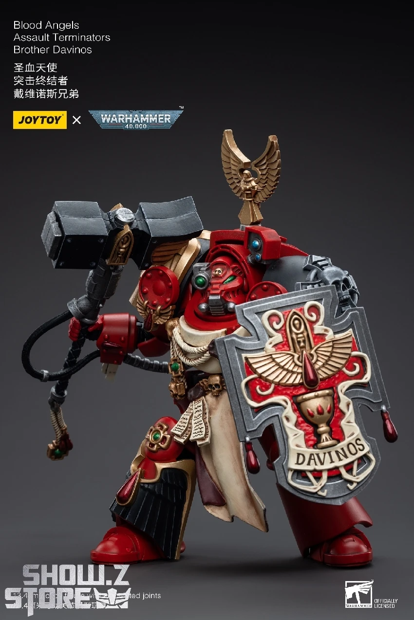 JoyToy Source 1/18 Warhammer 40K Blood Angels Assault Terminators Brother Davinos 6 JoyToy Source 1/18 Warhammer 40K Blood Angels Assault Terminators Brother Davinos - Image 4