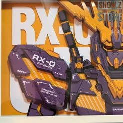 ChenFu Studio RX-0 Unicorn Gundam 02 Banshee 3D Wall Art Decoration Picture -model store e97c46cf8a