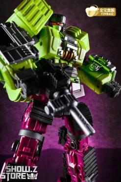 Jinbao DF03 Builder.D Devastator Green Version Set Of 6 Oversized Version -model store eaa83ede79