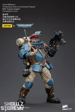 JoyToy Source 1/18 Warhammer 40K Astra Militarum Tempestus Scions Command Squad 55th Kappic Eagles Tempestor Prime -model store ead0cc1bb3