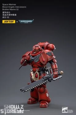 JoyToy Source 1/18 Warhammer 40K Blood Angels Intercessors Brother Marine 02 -model store ec3a60b5f3