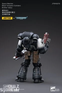 JoyToy Source 1/18 Warhammer 40K Space Marines Black Templars Outriders Brother Valtus -model store ecccd43d56