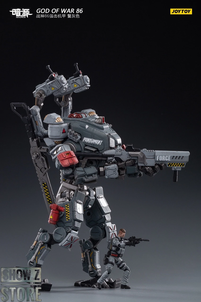 JoyToy Source 1/24 God Of War 86 Mecha W/ Pilot Grey Version 11 JoyToy Source 1/24 God Of War 86 Mecha W/ Pilot Grey Version - Image 9