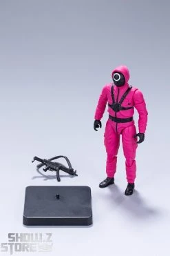 Red Suit 1/18 Red Clothes Man Circular, Triangle & Square Set Of 3 -model store ee14705bd1