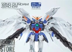 Navigator Toys Pre-Painted & Pre-Assembled Bandai XXXG-00W0 Wing Gundam Zero EW Ver.Ka -model store ee658219a8