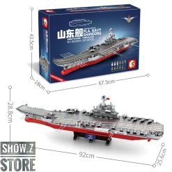 Sembo Block 202001 1/350 PLA Navy Shandong Military Aircraft Battleship -model store ef14184394