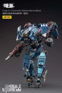 JoyToy Source 1/25 Purge 01 Combination Warfare Mecha Blue Version W/ Pilot -model store f01b2d05d8