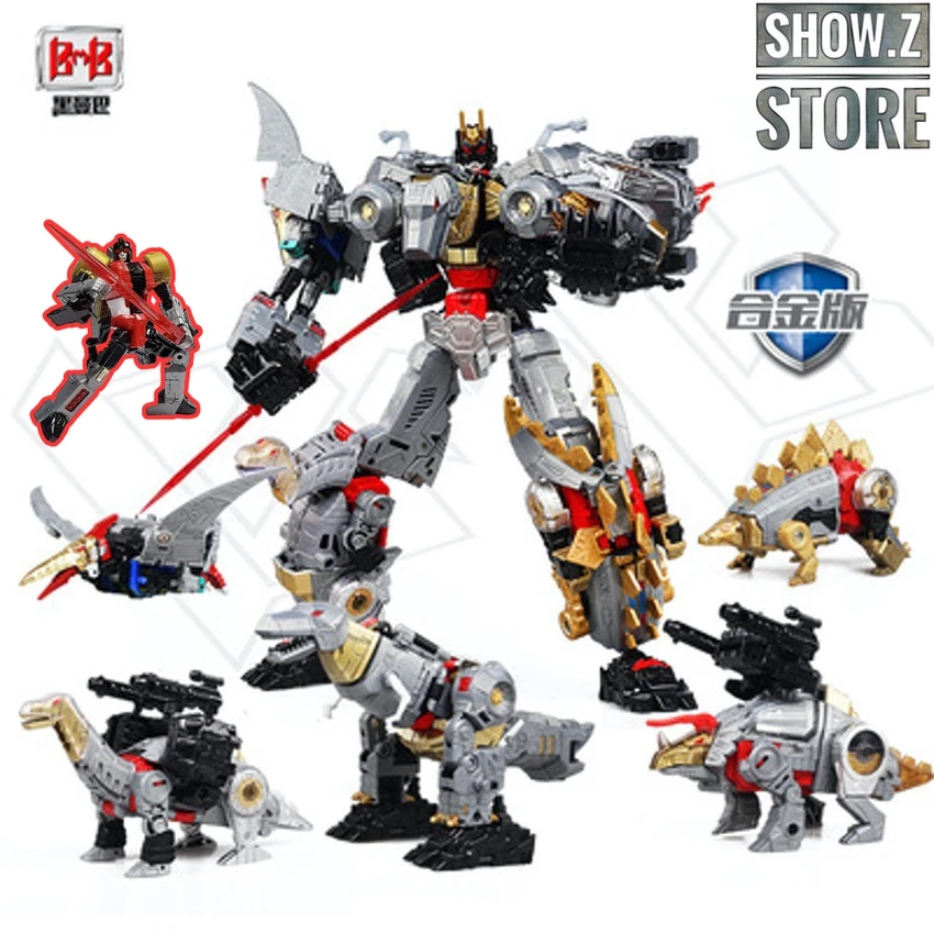 Black Mamba H6002-4B Raptor Slash & H6002-7B Robot Force Volcanicus Oversized Combiner Set Of 6 4 Black Mamba H6002-4B Raptor Slash & H6002-7B Robot Force Volcanicus Oversized Combiner Set Of 6 - Image 2