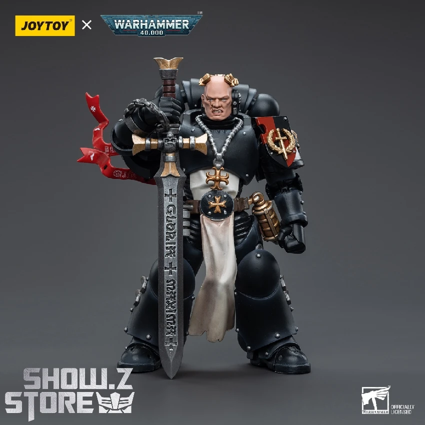 JoyToy Source 1/18 Warhammer 40K Black Templars Emperor's Champion Bayard's Revenge 5 JoyToy Source 1/18 Warhammer 40K Black Templars Emperor's Champion Bayard's Revenge - Image 3