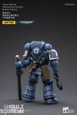 JoyToy Source 1/18 Warhammer 40K Space Marines Ultramarines Outriders Brother Catonus -model store f218bc2078