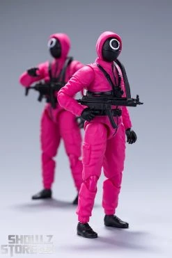 Red Suit 1/18 Red Clothes Man Circular, Triangle & Square Set Of 3 -model store f2a2391653