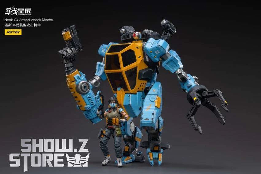 JoyToy Source 1/18 North 04 Armed Attack Mecha W/ Pilot 15 JoyToy Source 1/18 North 04 Armed Attack Mecha W/ Pilot - Image 13
