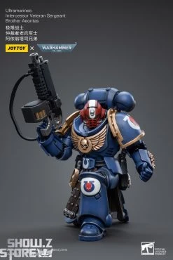 JoyToy Source 1/18 Warhammer 40K Ultramarines Intercessor Veteran Sergeant Brother Aeontas -model store f339ccf0ea